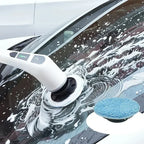 Electric Cleaning Brush Bathroom Wireless Electric Spin Scrubber Portable Car Wash Brush with Cleaning Sponge Home Appliances