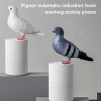 300ml Funny Cute Pigeon Soap Dispenser Automatic Foam Hand Washer Fine Foam Automatic Sensing Liquid Soap Dispenser