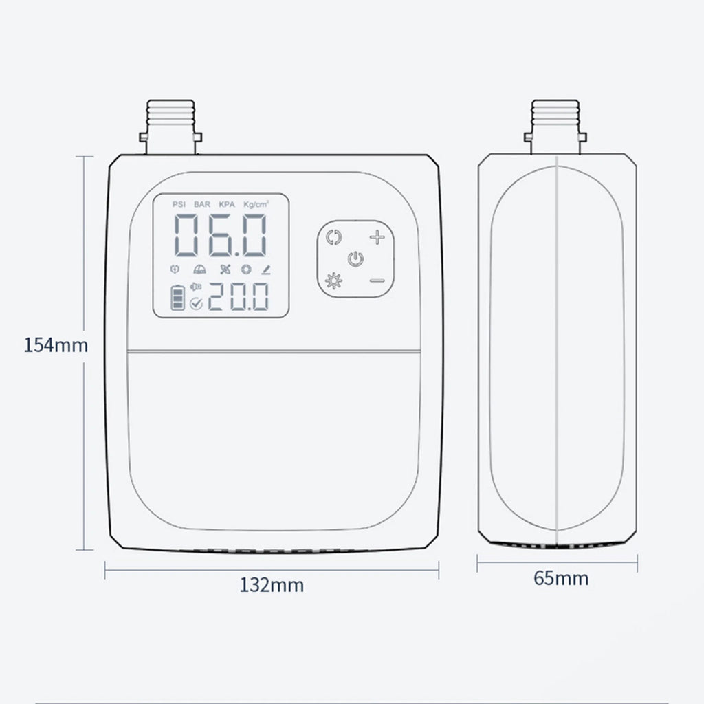Rechargeable Electric Paddle Board Pump SUP Pump 25PSI Tire Inflator Pump for Inflatable Stand Up Paddle Board Kayaks Boats