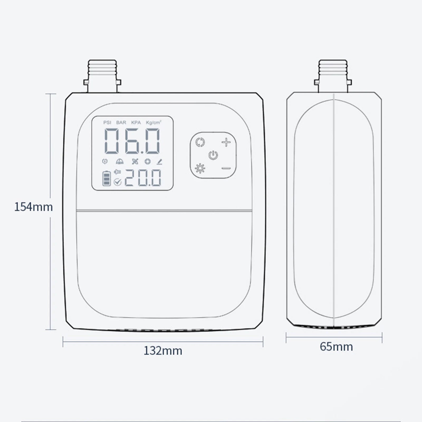 Rechargeable Electric Paddle Board Pump SUP Pump 25PSI Tire Inflator Pump for Inflatable Stand Up Paddle Board Kayaks Boats