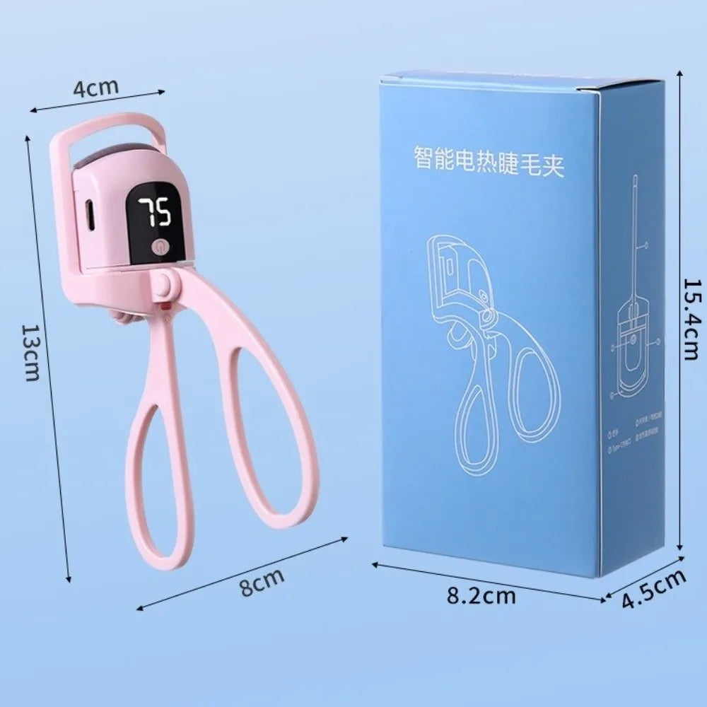 Plastic Electric Eyelash Curler USB Charging Quick Heating Heated Eyelashes Curler 3-speed Temperature Control