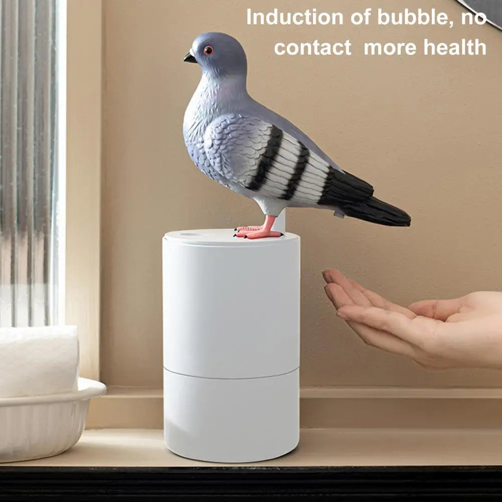 300ml Funny Cute Pigeon Soap Dispenser Automatic Foam Hand Washer Fine Foam Automatic Sensing Liquid Soap Dispenser