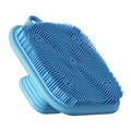 2-in-1 Silicone Brush Square Face  Beard Exfoliator for Men Travel-Friendly Deep Pore Cleanser for Grooming Kits
