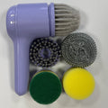 Electric Spin Scrubber Cordless Spin Scrubber with 5 Replaceable Brush Heads Electric Cleaning Brush Cleaning Tools