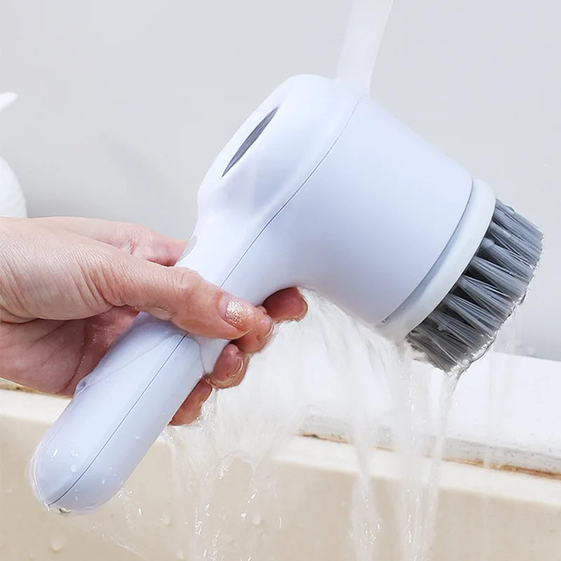 Electric Spin Scrubber Cordless Spin Scrubber with 5 Replaceable Brush Heads Electric Cleaning Brush Cleaning Tools
