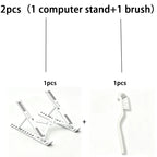 Adjustable Foldable Laptop Stand with 10-Level Height Adjustment