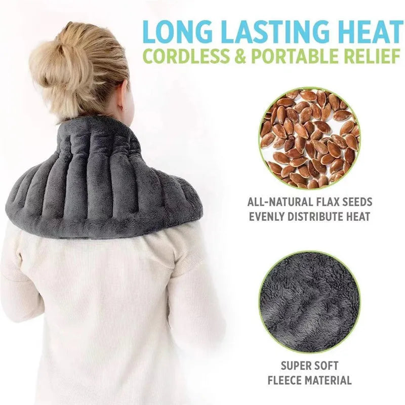 Microwave Heat Wrap Belt for Neck & Shoulder Pain Relief