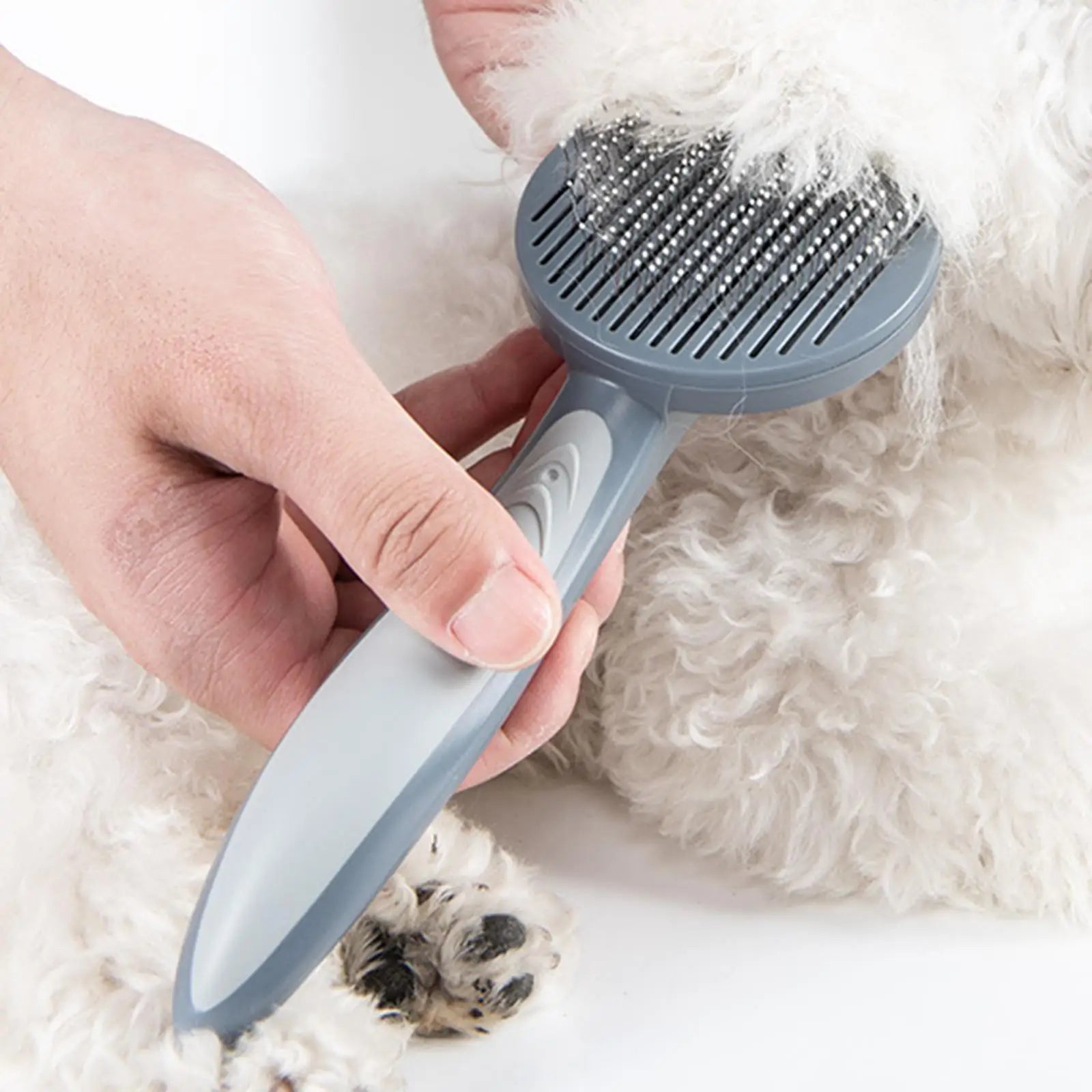 Cat Dog Grooming Brush, Kitten Slicker Brush, Pet Self Cleaning Shedding Brush