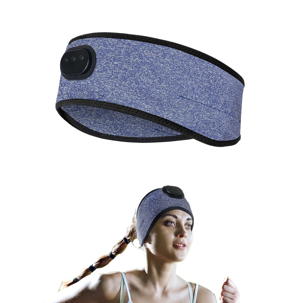 New Headband Earphones for Sleeping Bluetooth, Phone Bluetooth Wireless Sleep Eye Mask, Hands-Free Bluetooth Earphone Eye Cover