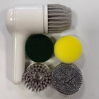 Electric Spin Scrubber Cordless Spin Scrubber with 5 Replaceable Brush Heads Electric Cleaning Brush Cleaning Tools