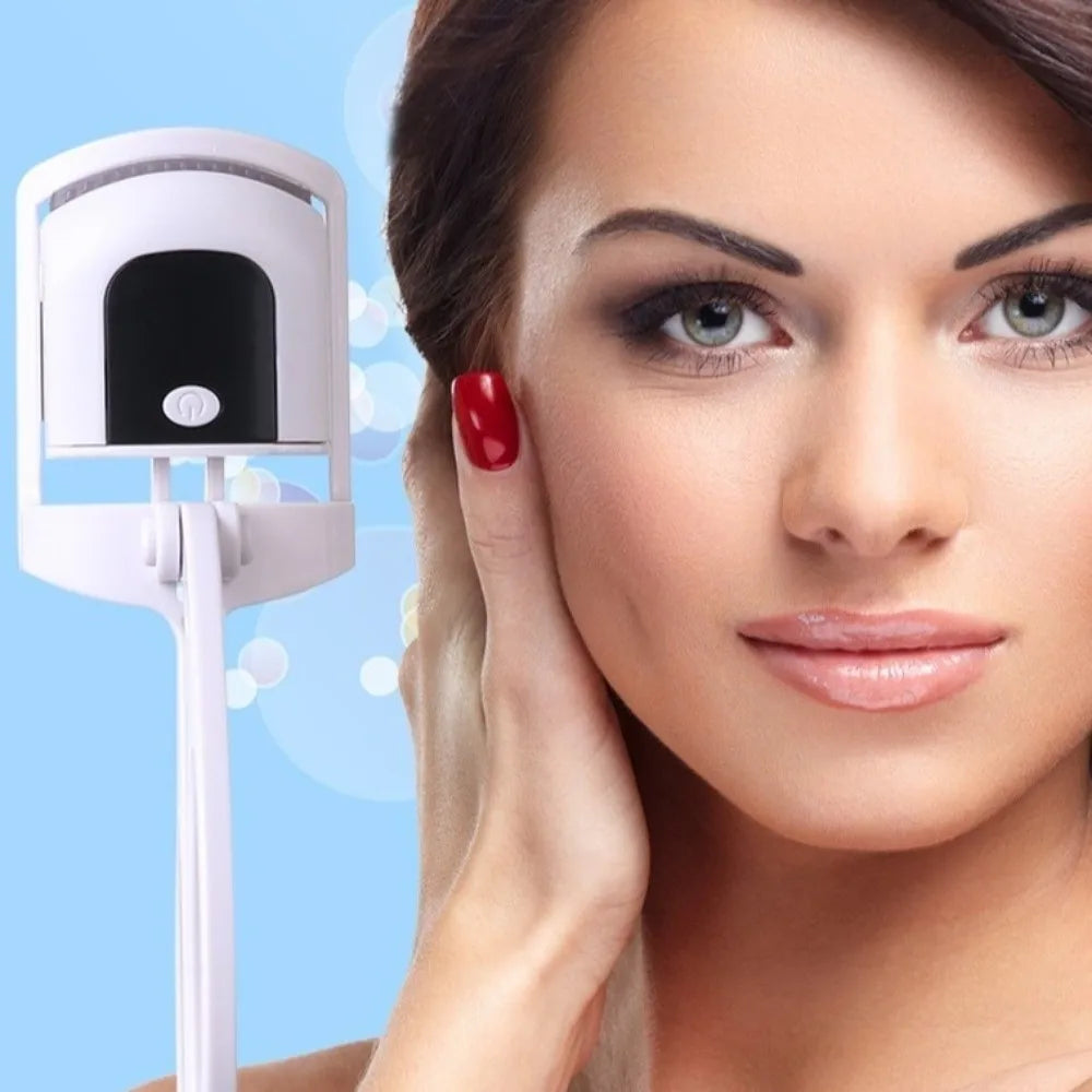 Plastic Electric Eyelash Curler USB Charging Quick Heating Heated Eyelashes Curler 3-speed Temperature Control