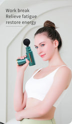 Professional Electric Muscle Massager Fascia Gun Mini Pocket Device Low Noise Neck Massager for Fitness And Muscle Relaxation
