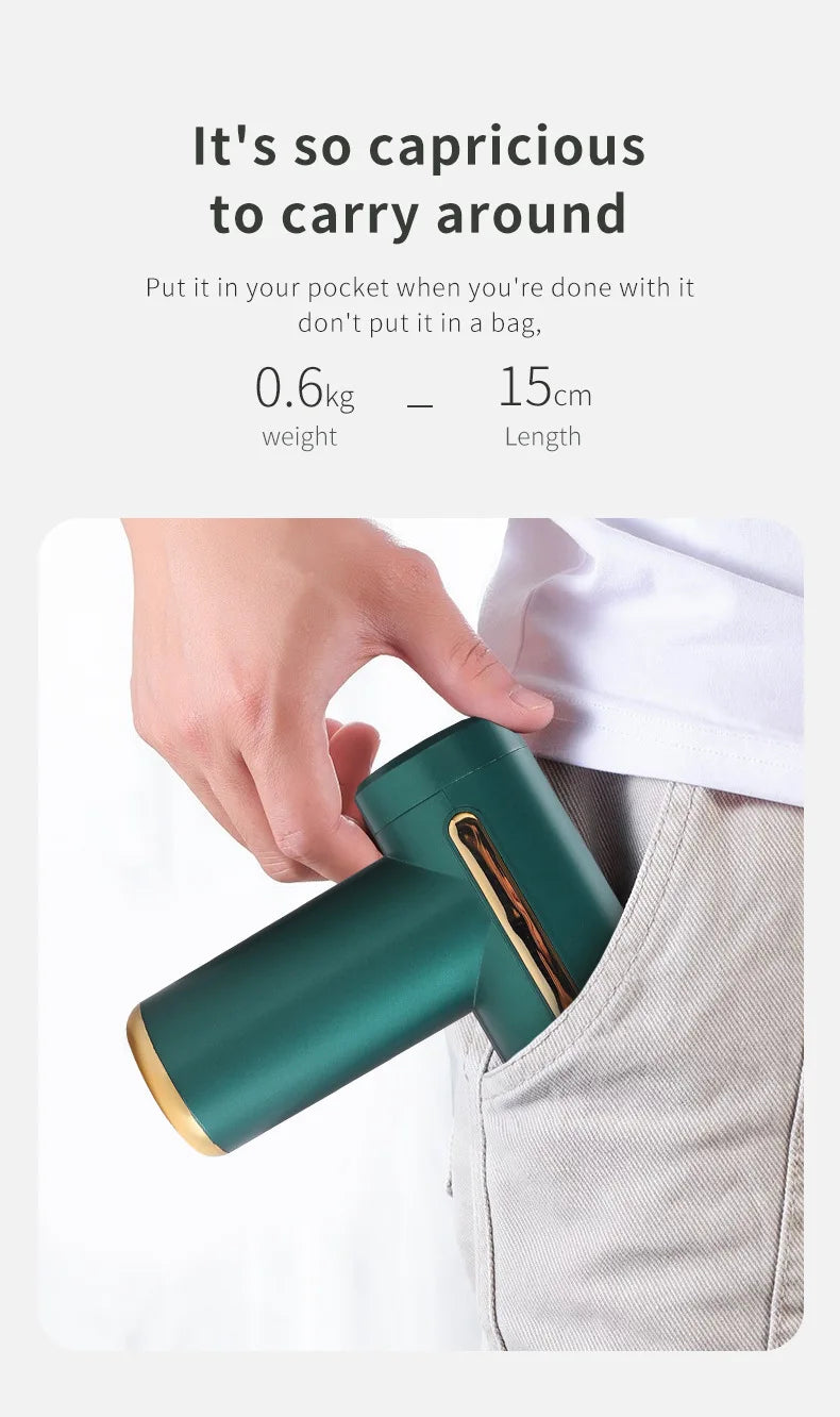 Professional Electric Muscle Massager Fascia Gun Mini Pocket Device Low Noise Neck Massager for Fitness And Muscle Relaxation