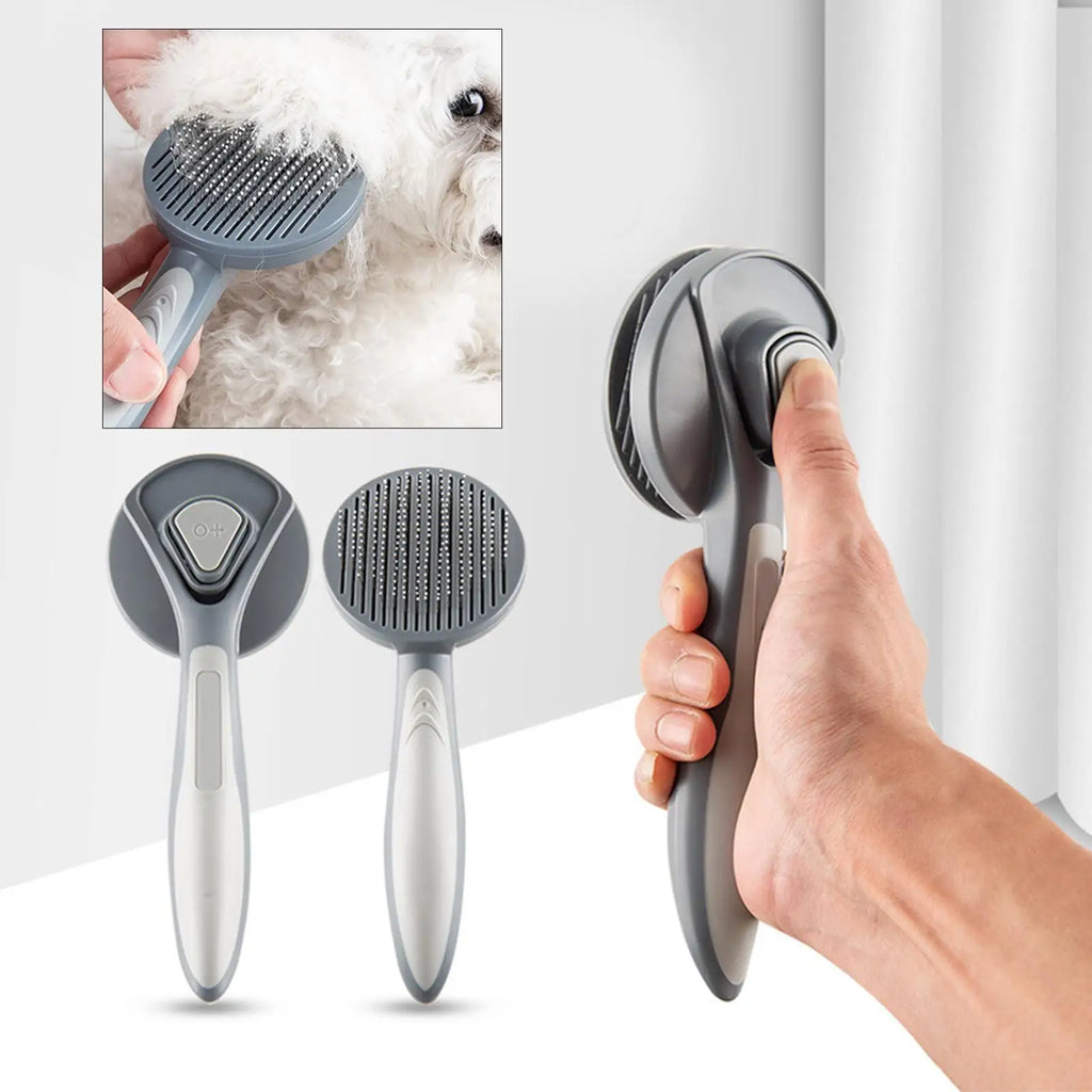 Cat Dog Grooming Brush, Kitten Slicker Brush, Pet Self Cleaning Shedding Brush