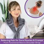 Microwave Heat Wrap Belt for Neck & Shoulder Pain Relief