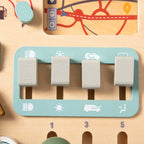 Kids Montessori Toys Car Busy Board Baby Wooden Materials Activity Busyboard Games For Babies Development Educational Toy Gifts