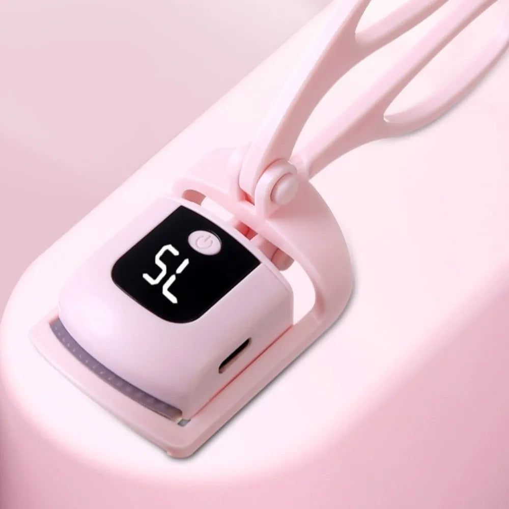 Plastic Electric Eyelash Curler USB Charging Quick Heating Heated Eyelashes Curler 3-speed Temperature Control
