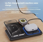 15W 3 In 1 LED Foldable Fast Wireless Charger Stand